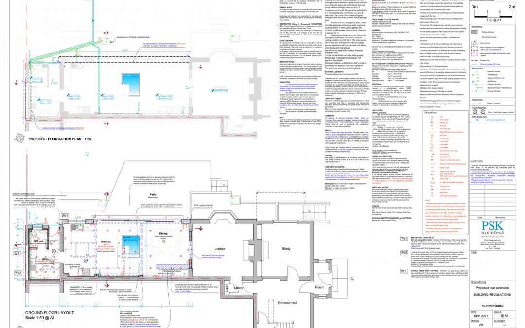 Building regulations drawings