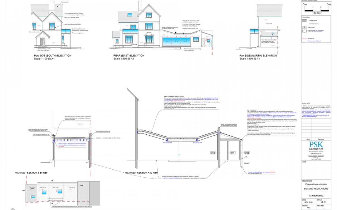 Building regulations drawings