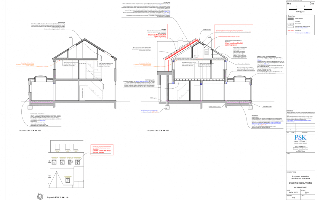 Building regulations drawings