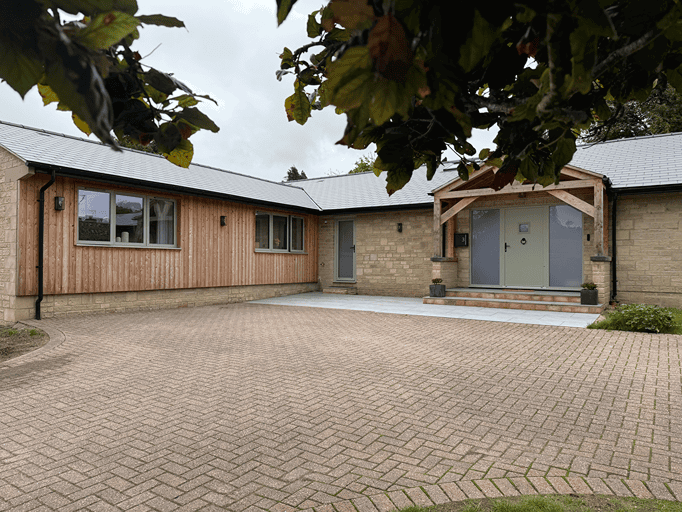 Bungalow extension, garage conversion and new build garage
