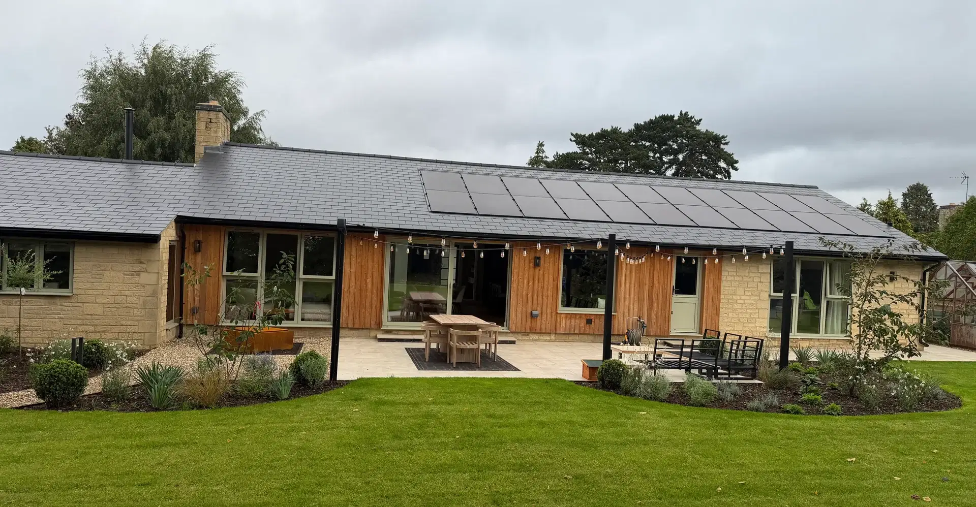 Rear view extension of property